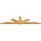 Ekena Millwork Kennewick Rough Sawn Timber Gable Bracket, Western Red Cedar, 108"W x 27"H x 2"D x 6"F, 6/12 Pitch GBW108X27X0206KEN00RWR - alternate 2
